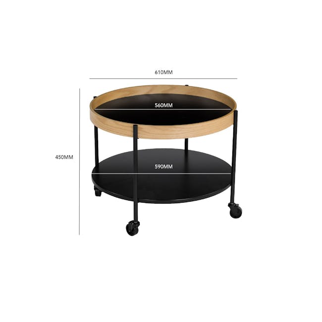 Mendel Round Coffee Table - 4