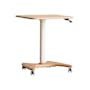 Easton Adjustable Table 0.6m - Oak, White - 0