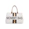 Childhome Mommy Bag Nursery Bag - Off White with Black & Gold Stripes