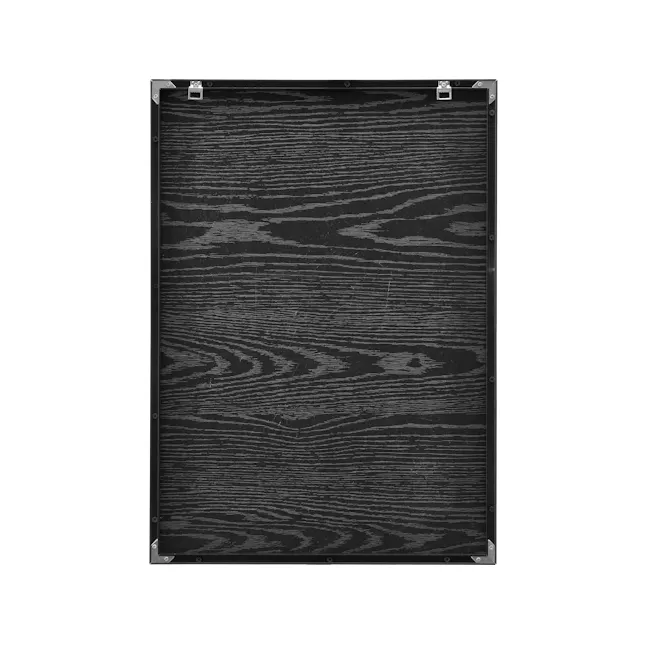 Gradient Serenity 3D Textured Painting 50 x 70 cm - 5 - Wooden texture, black background, sleek design, minimalist style