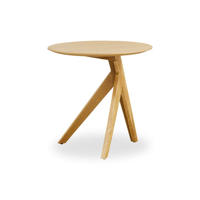 Nika Side Table - Oak - 0