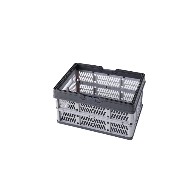Kono Foldable Storage Basket 8L - Duo Grey - 1