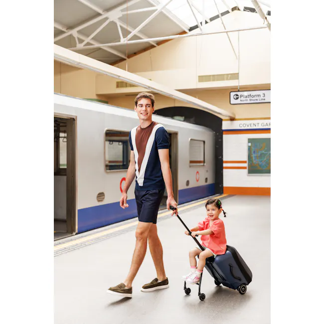 Micro Ride On Luggage Eazy Weekender - Dark Blue - 3