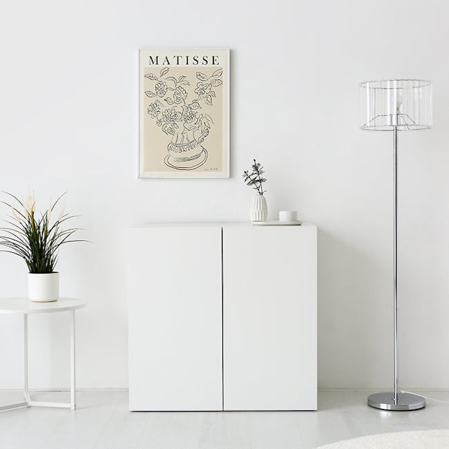 (As-is) Fikk Modular 2 Door Cabinet - White - 13