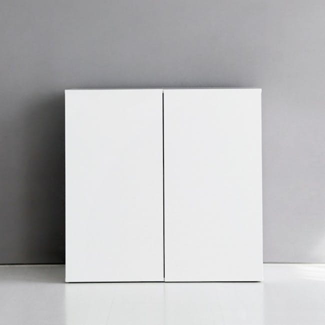 (As-is) Fikk Modular 2 Door Cabinet - White - 16