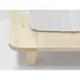Hiro Single Wooden Platform Bed - 7