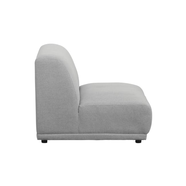 Milan 4 Seater Corner Sofa - Slate (Fabric) - 4
