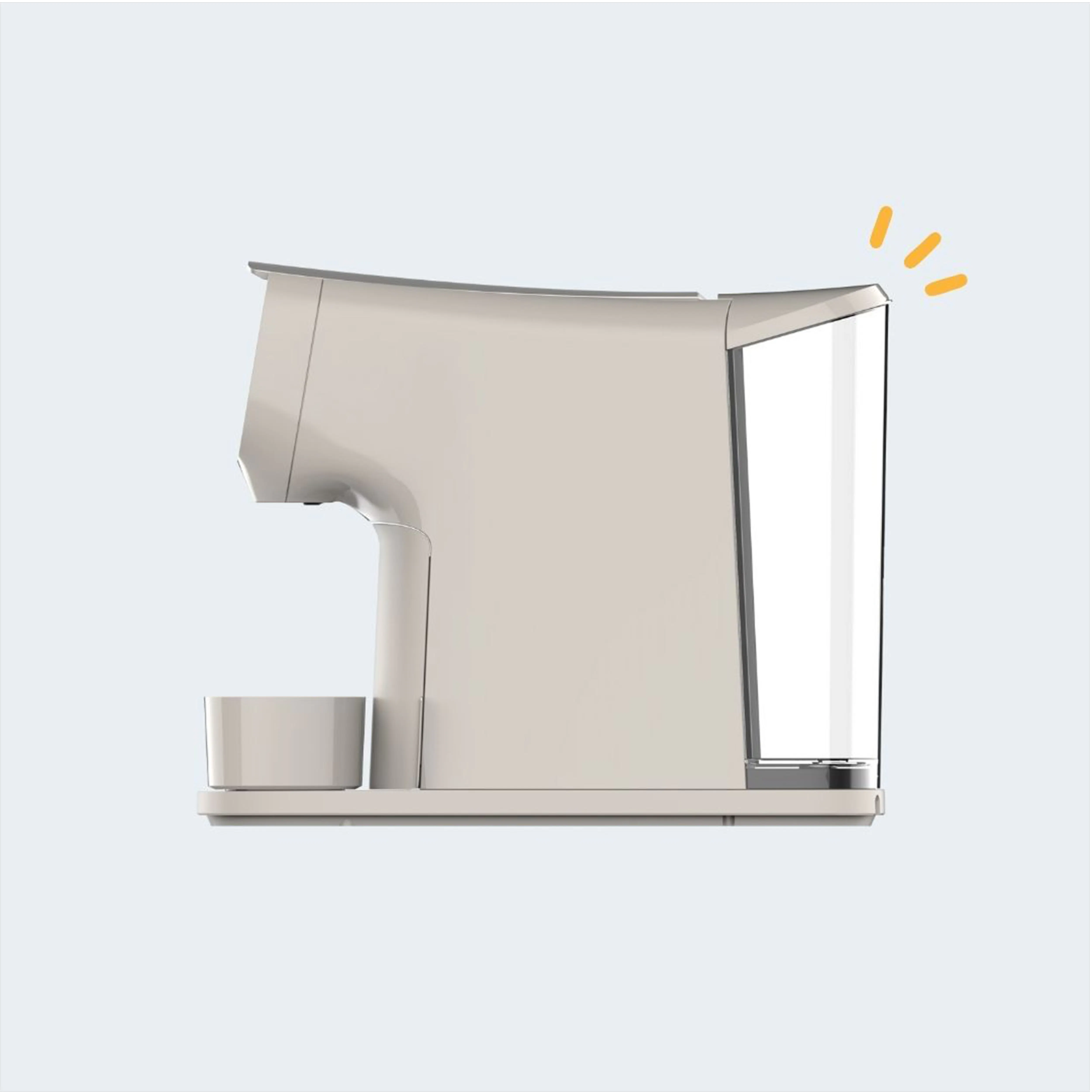 KITH AVA Capsule Coffee Machine - Vanilla White - 9 - Modern kitchen appliance, sleek design, minimalist style, contemporary