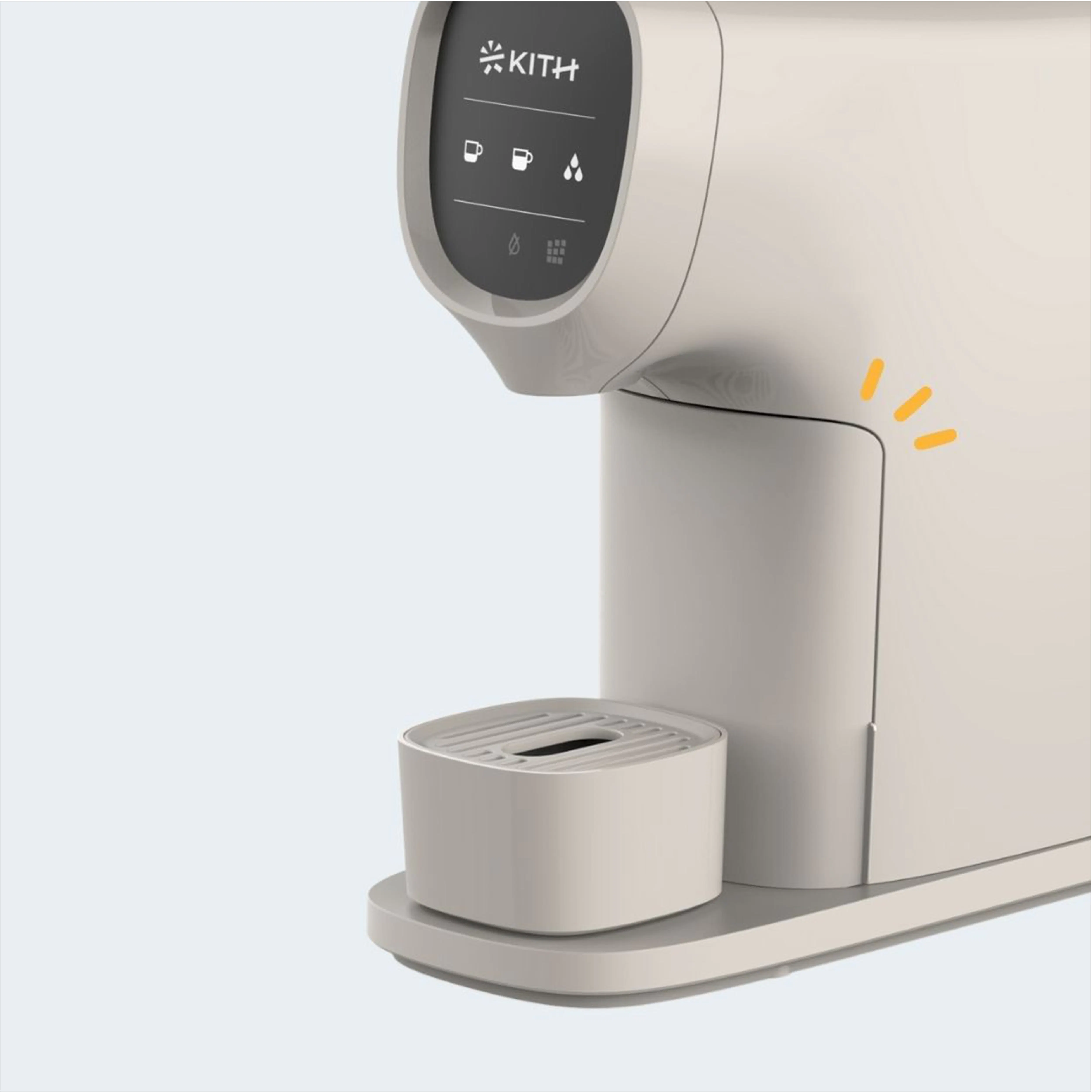 KITH AVA Capsule Coffee Machine - Vanilla White - 7