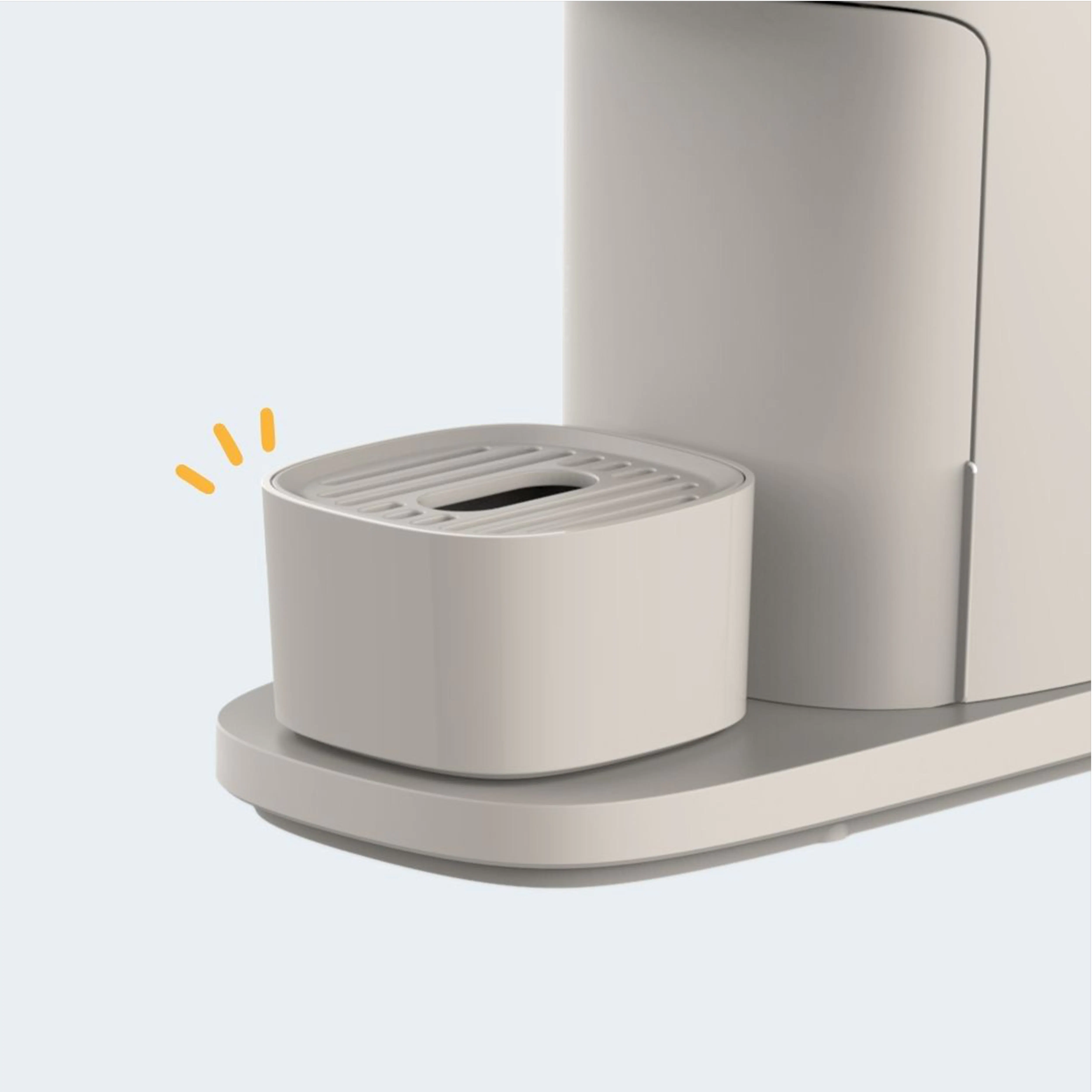 KITH AVA Capsule Coffee Machine - Vanilla White - 11 - Smart home device, modern kitchen appliance, eco-friendly design