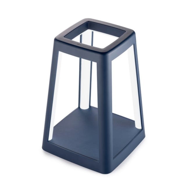 Lexon Lantern Portable Lamp with Built-in Wireless Charger - Dark Blue - 3