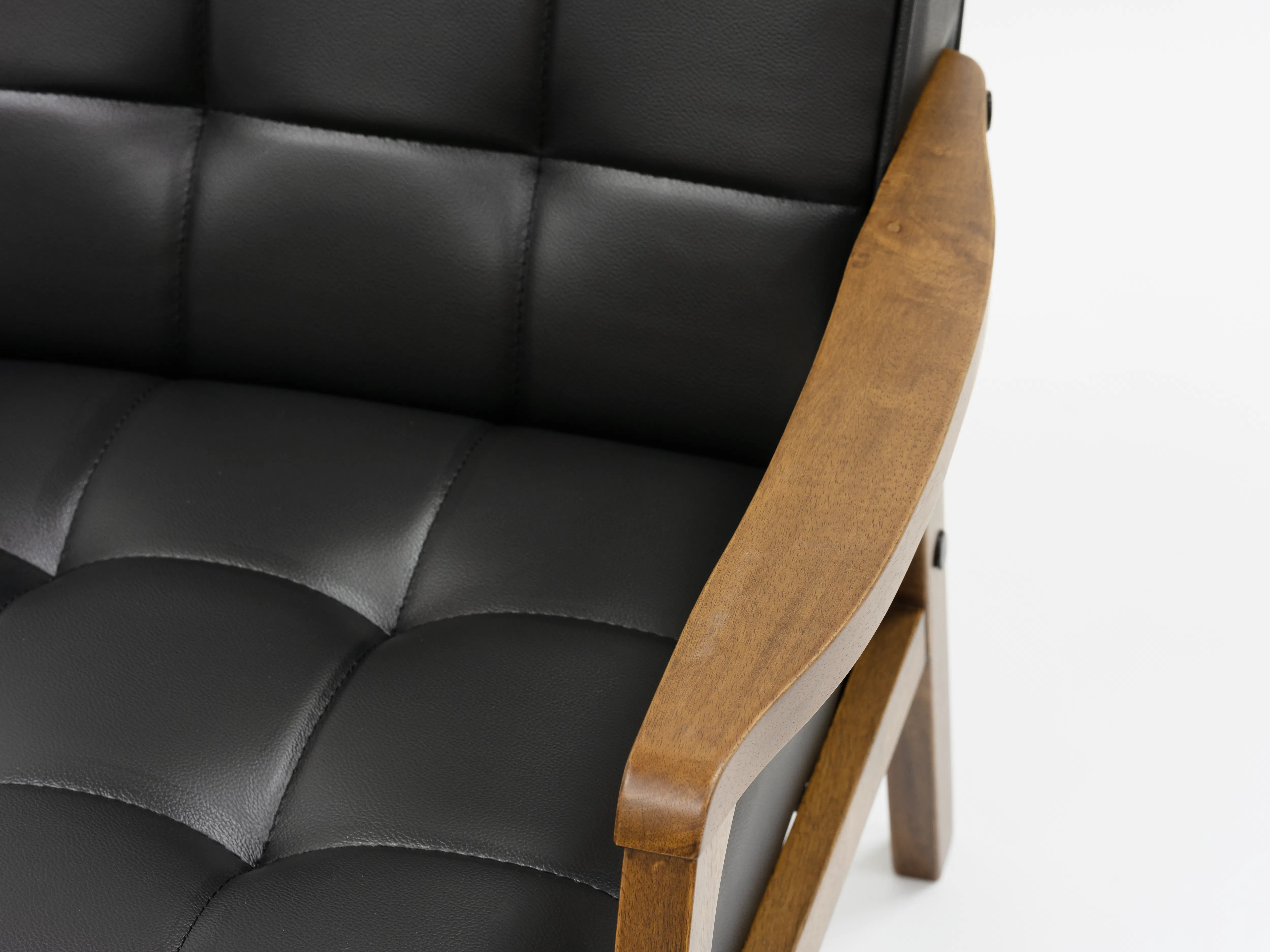 Tucson Armchair - Cocoa, Espresso (Faux Leather) - 7