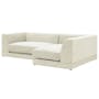 Abby L-Shaped Lounge Sofa - Pearl - 2