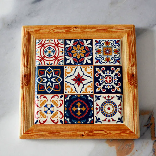 Kasa Peranakan Coaster - Mixed Tiles - 4