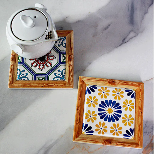 Kasa Peranakan Coaster - Mixed Tiles - 5