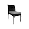 Monde 4 Chair Outdoor Dining Set - Grey Cushion - 1
