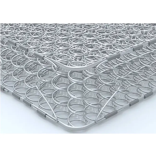 Backmaster Bonnell Spring 15cm Mattress - Extra Firm (4 Sizes) - 6 - Wireframe structure, interconnected loops, metallic