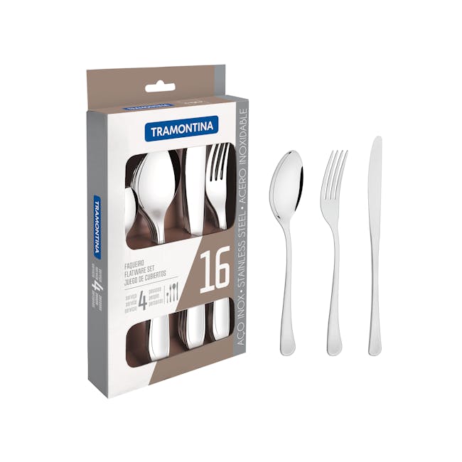 Havana 16-Pc Stainless Steel Cutlery Set - 0