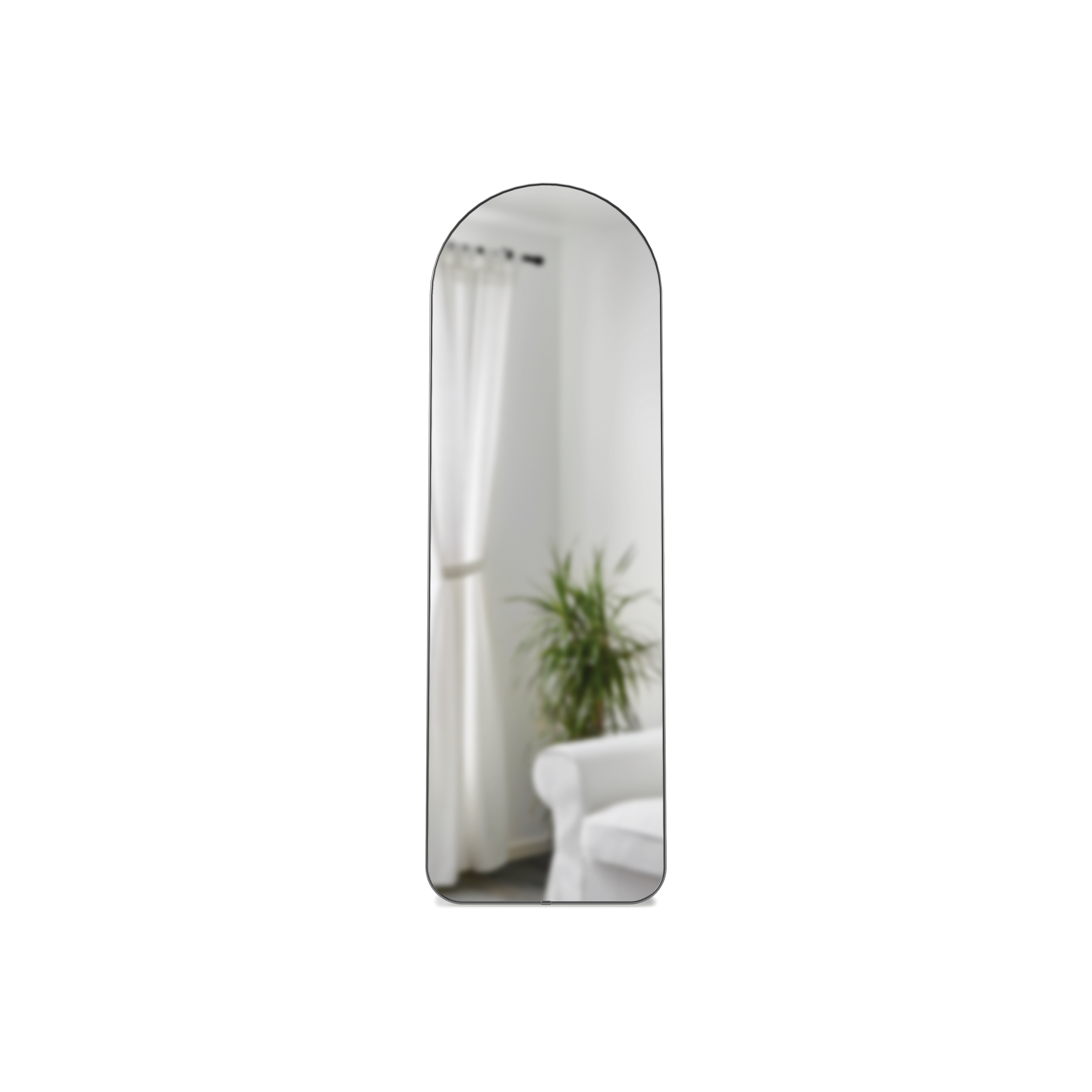 Hubba Arched Leaning Mirror 51 x 157 cm - Titanium