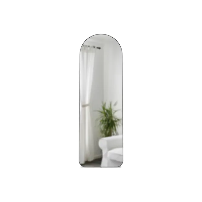 Hubba Arched Leaning Mirror 51 x 157 cm - Titanium - 1