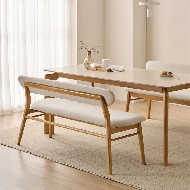 Ardin Dining Table 1.8m - Natural (Ceramic) - 17