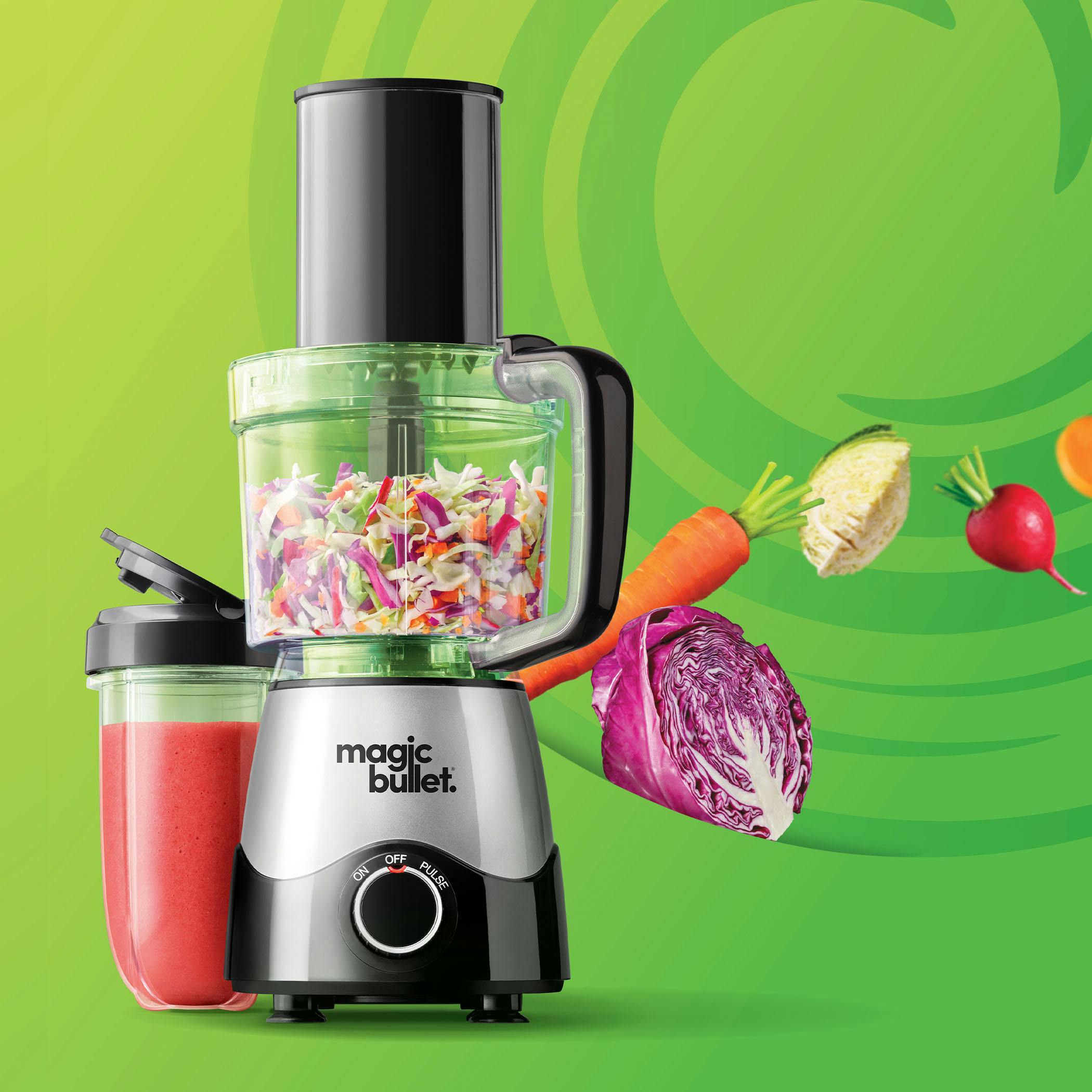 NutriBullet Magic Bullet Kitchen Express review: midget blender and food  processor combo packs a powerful punch