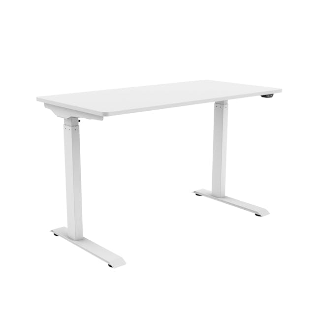 Huxley Adjustable Study Desk 1.2m - White - 0