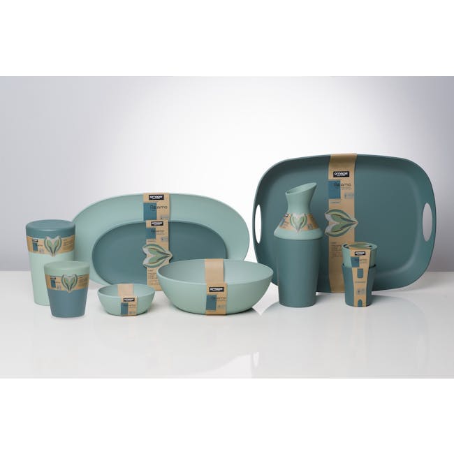 Omada REAMO Serving Plate - Teal (2 Sizes) - 3