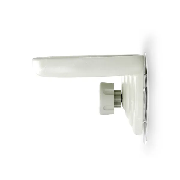 Room setting featuring Nami Adhesive Soap Dish - Ocean Sand