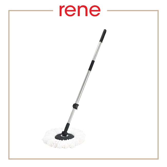 Rene Ollie Revolutionary Microfibre Spin Mop Set - Mop replacement head - 6
