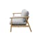 (As-is) Rikku 3 Seater Sofa - Natural, Slate (Fabric) - 9