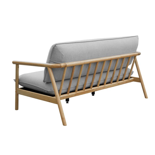 (As-is) Rikku 3 Seater Sofa - Natural, Slate (Fabric) - 10