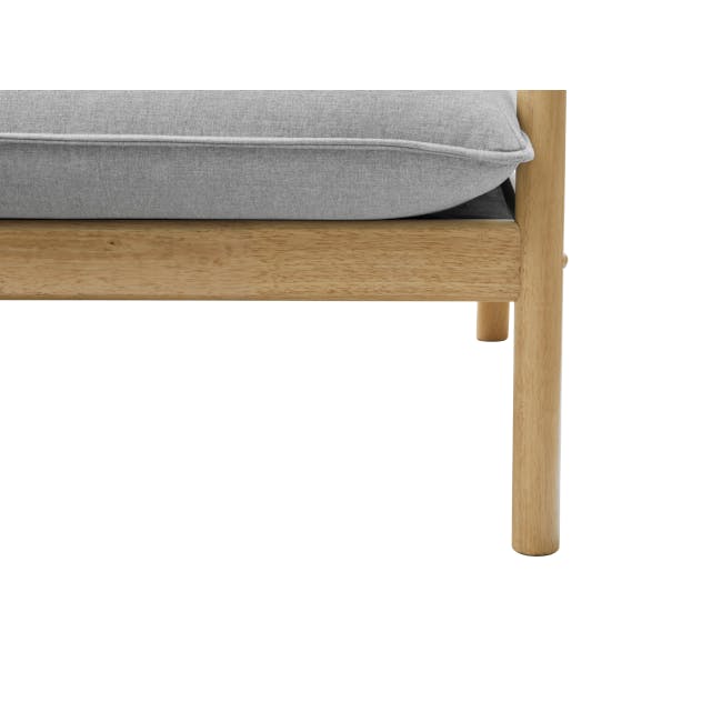 (As-is) Rikku 3 Seater Sofa - Natural, Slate (Fabric) - 12