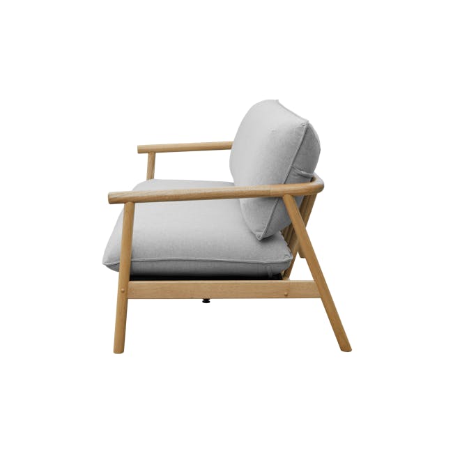 Rikku 3 Seater Sofa - Natural, Slate (Fabric) - 3