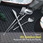 Table Matters Portugese 4pc Cutlery Set - Matt Silver - 2