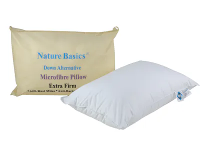 Nature Basics Extra Firm Microfibre Pillow