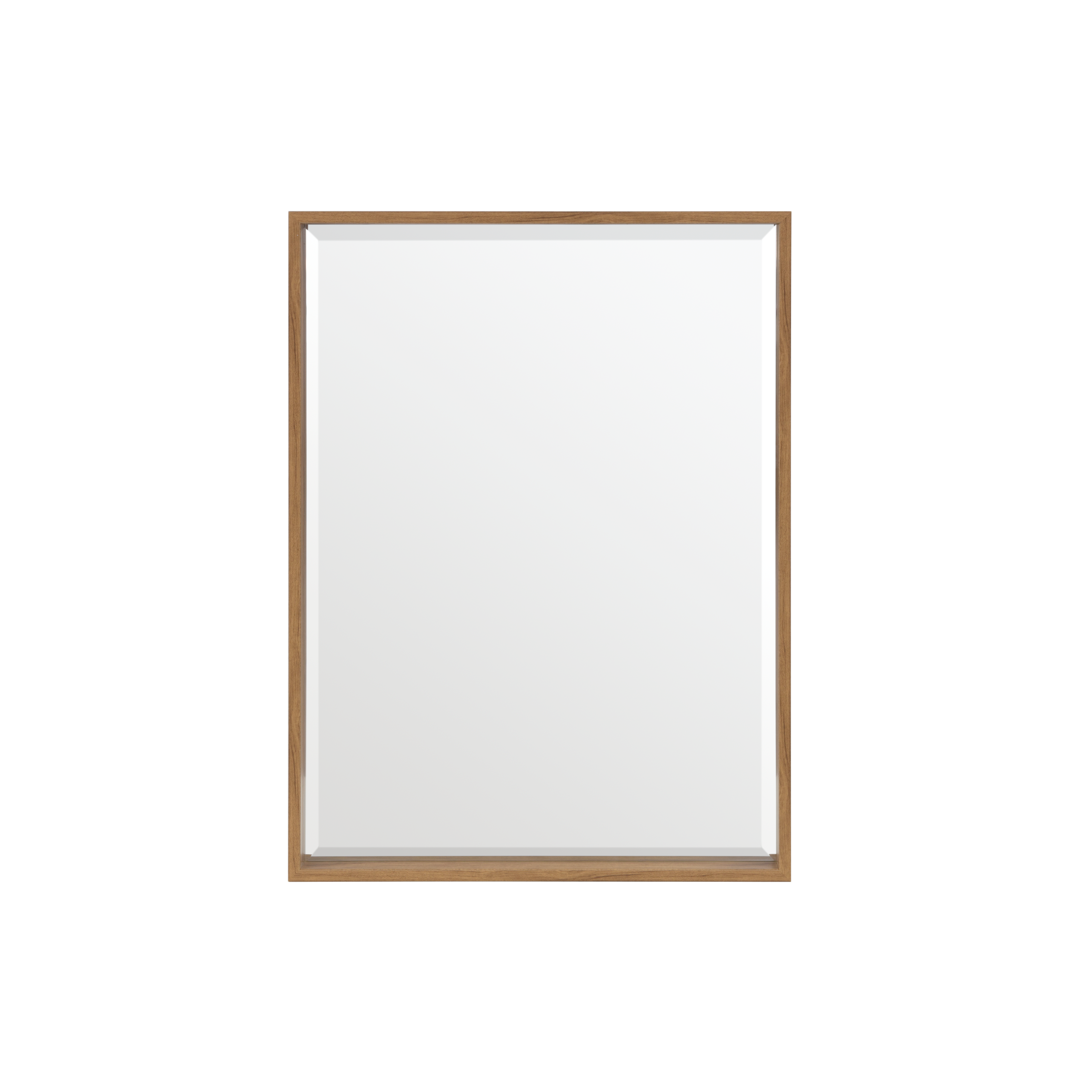 light oak bathroom mirror