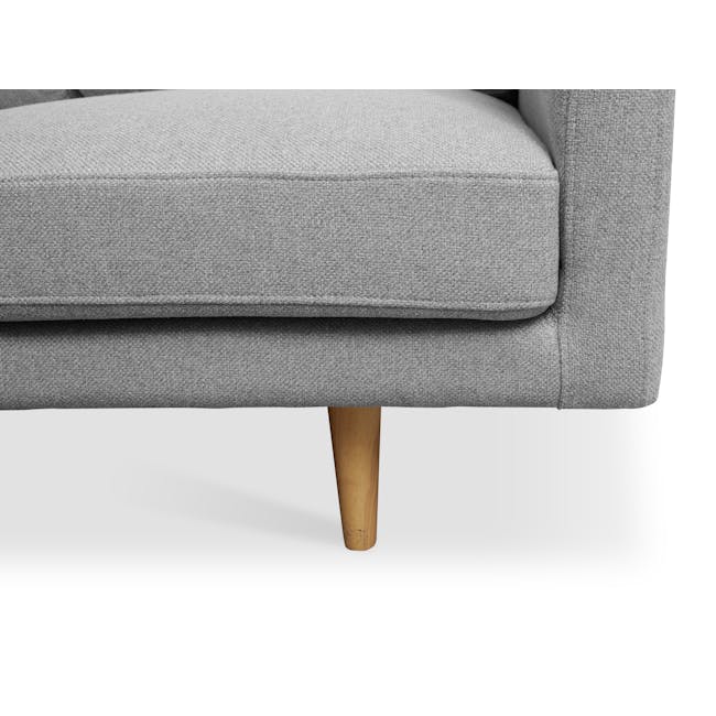 Declan 3 Seater Sofa - Oak, Ash Grey - 7