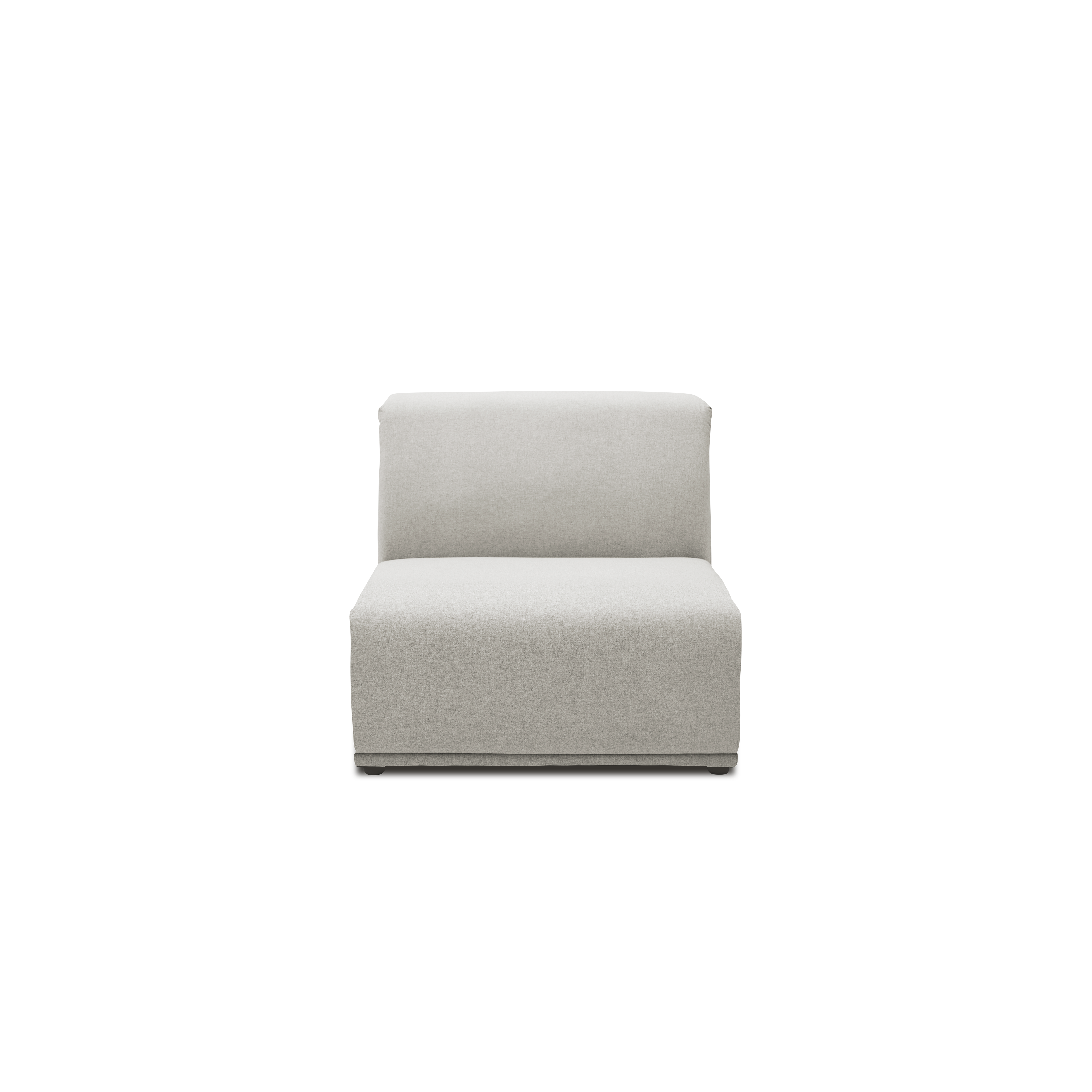 Milan Armless Unit - Ivory (Fabric)