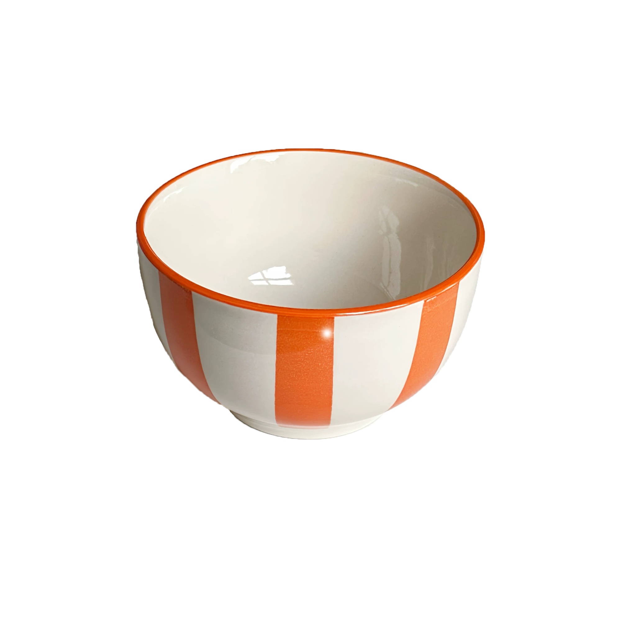 Circus Ceramic Rice Bowl - Orange