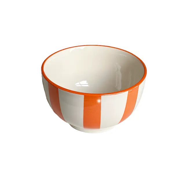 Circus Ceramic Rice Bowl - Orange - 1