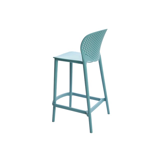 Roman Counter Chair - Ocean Blue - 4