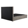 Audrey King Storage Bed in Satin Bronze (Velvet) with 2 Volos Bedside Tables - 7