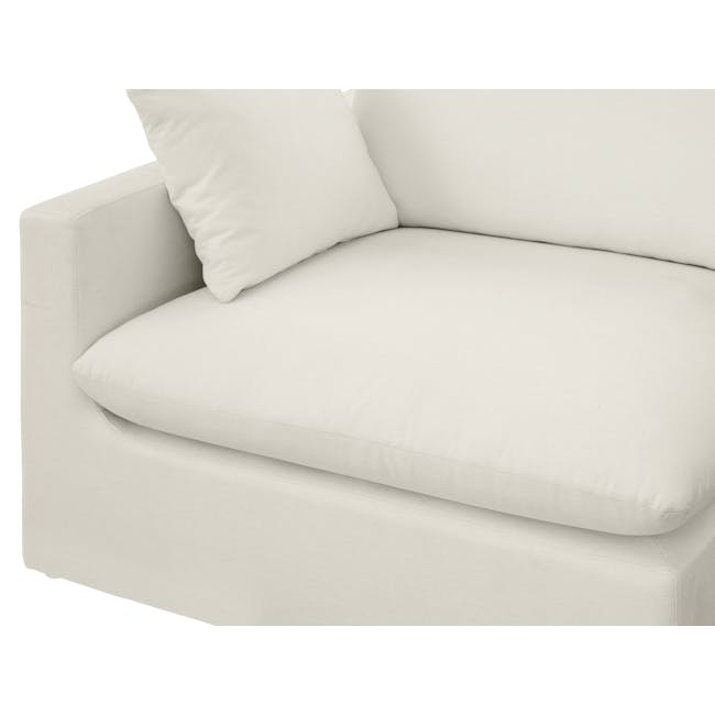Russell 4 Seater Sofa - Oat (Eco Clean Fabric) - 33