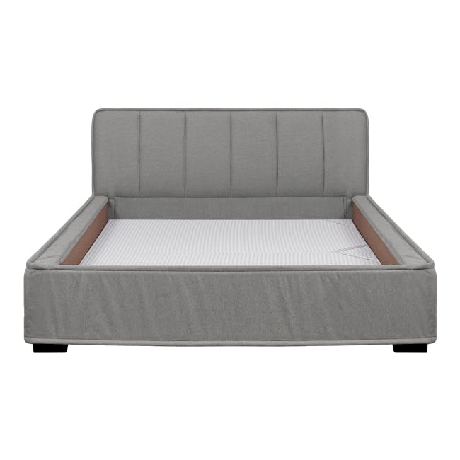 Emmett Queen Bed - Mink Grey - 2