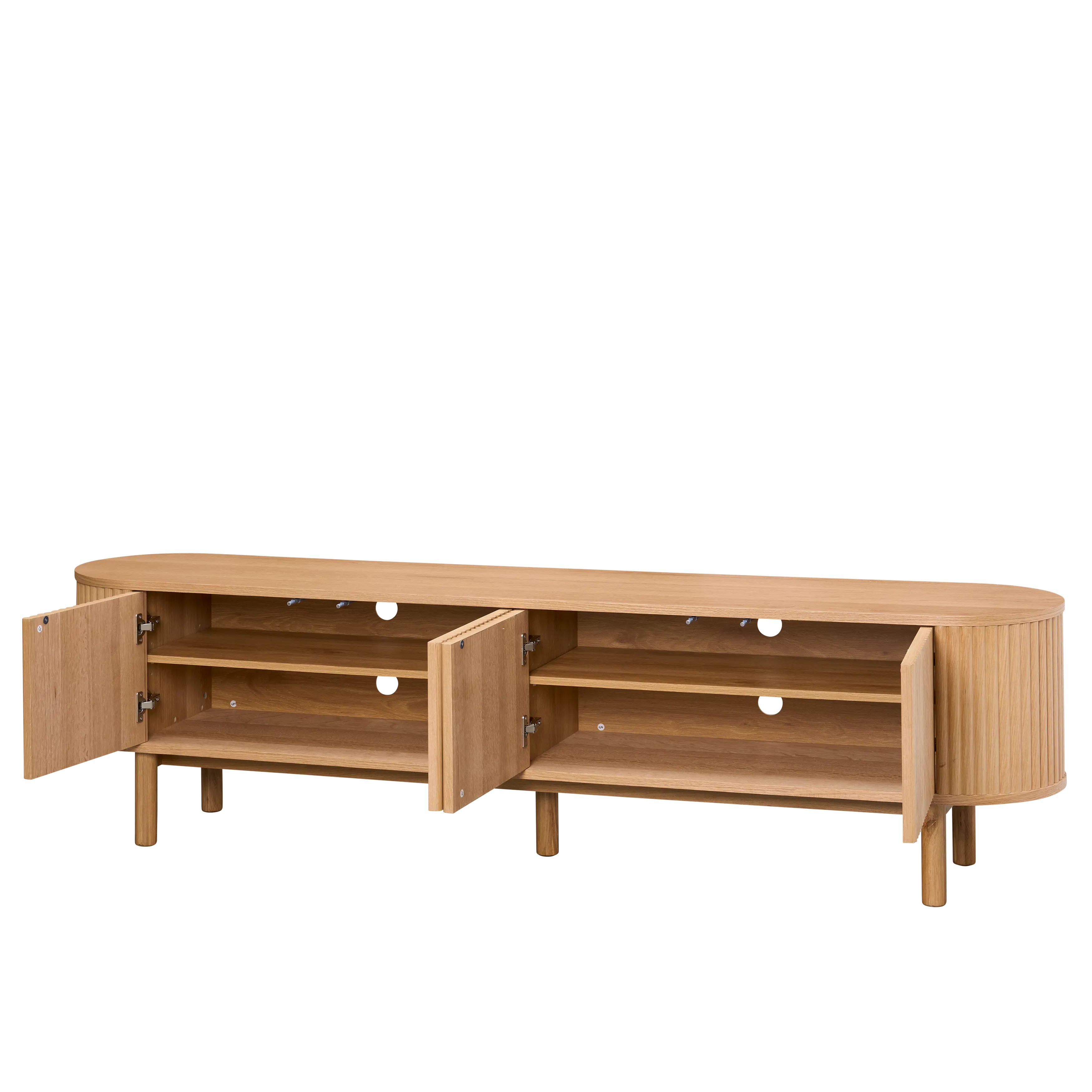 (As-is) Gionne TV Console 2m - Oak - 19