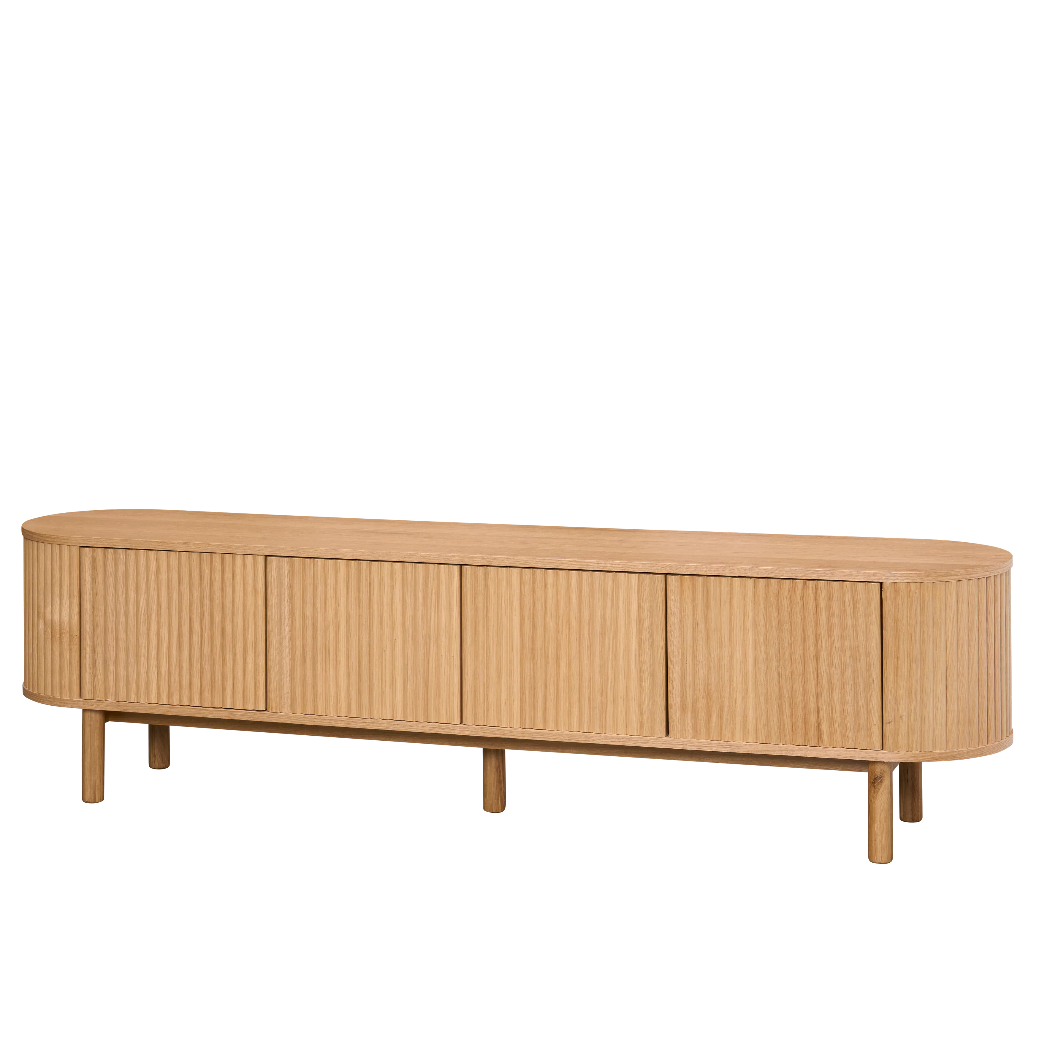 (As-is) Gionne TV Console 2m - Oak - 21