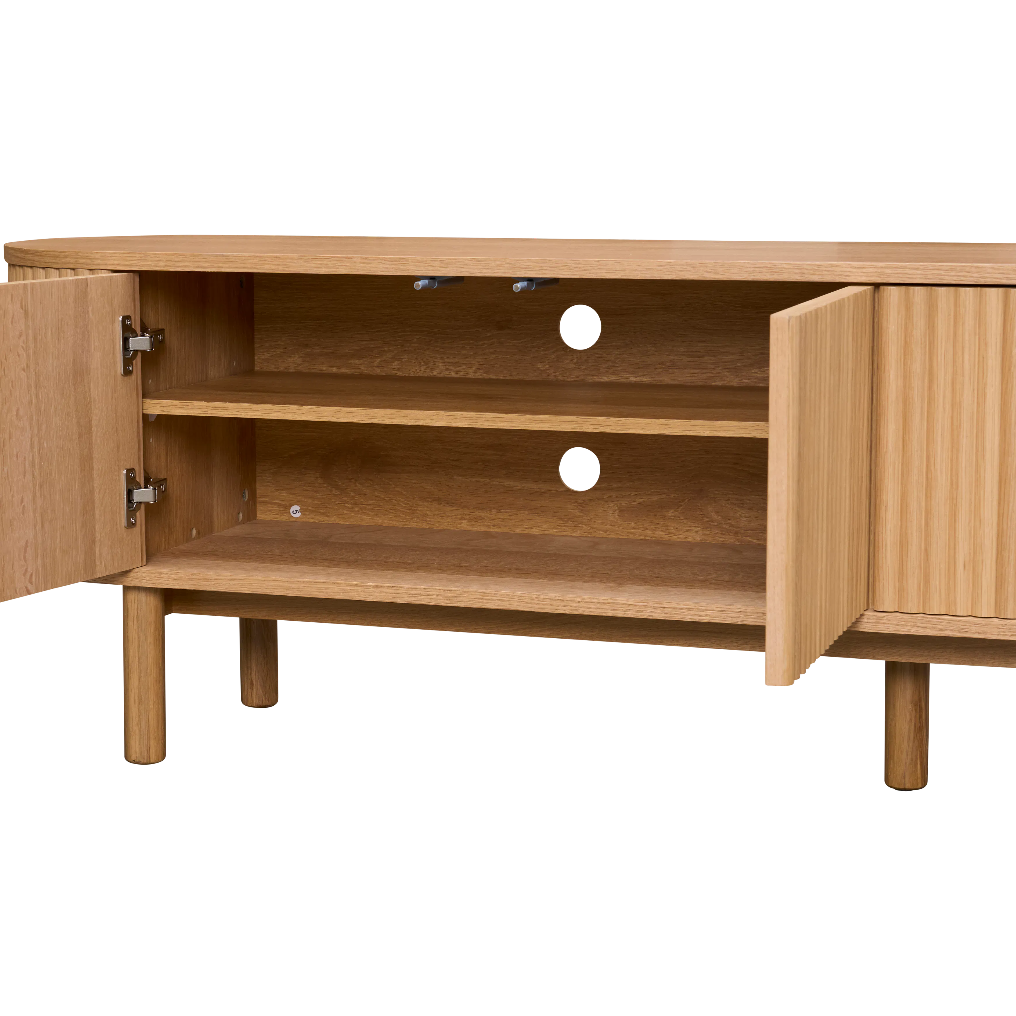 (As-is) Gionne TV Console 2m - Oak - 22