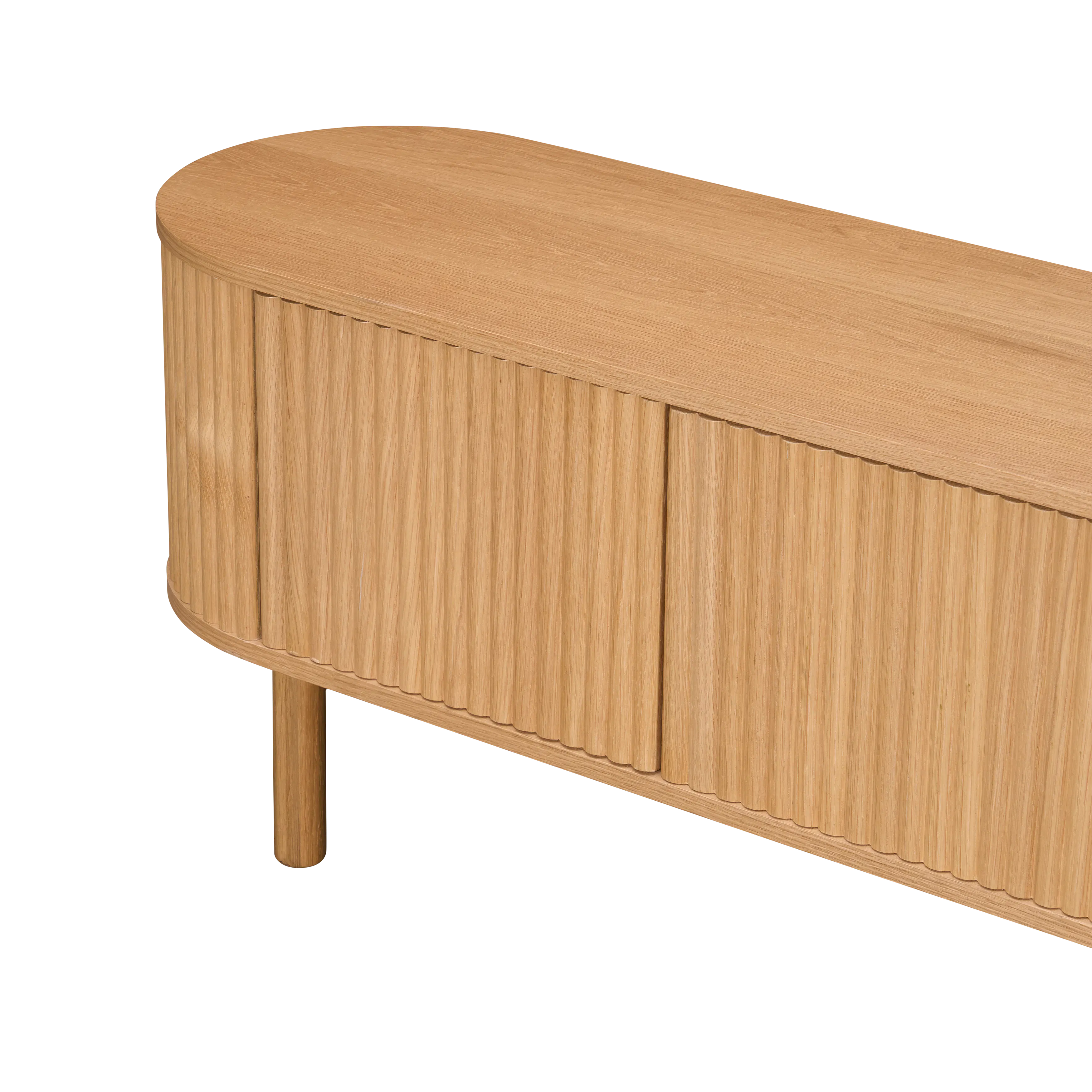 (As-is) Gionne TV Console 2m - Oak - 16