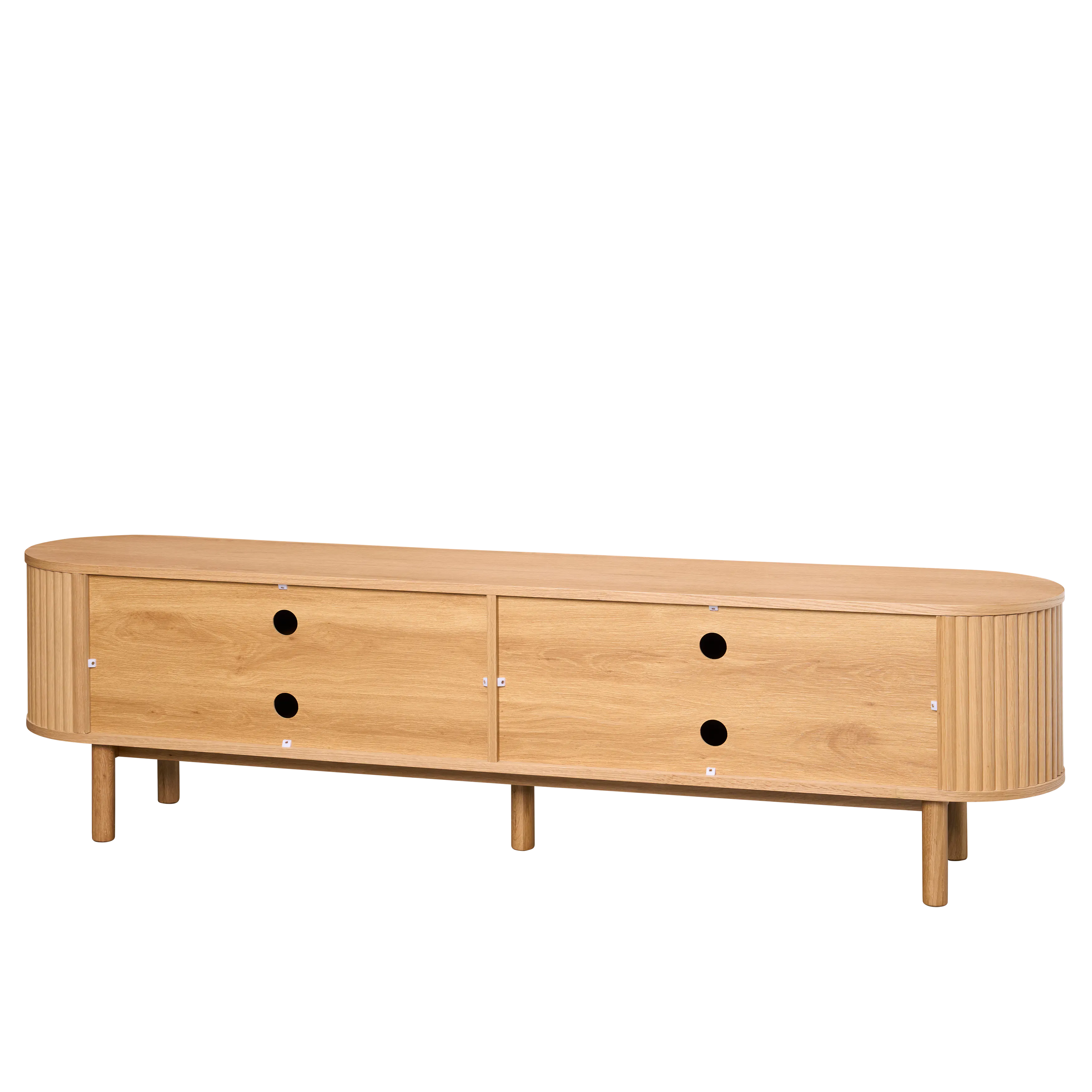 (As-is) Gionne TV Console 2m - Oak - 17